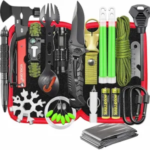 32-in-1 Emergency Survival Kit | Camping SOS Tool