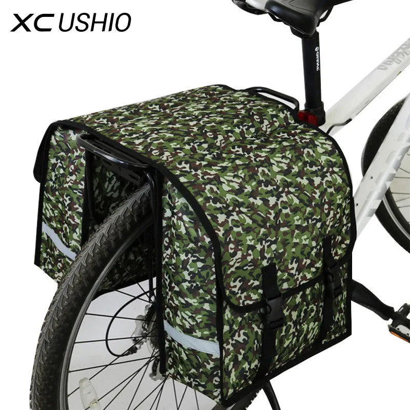35*32*14CM Large Size Container Double Side Bicycle Luggage Travel Bags Waterproof Bike Rear Rack Luggage Container Bag Panniers