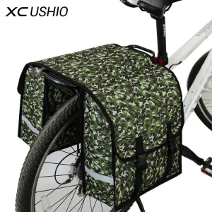35*32*14CM Large Size Container Double Side Bicycle Luggage Travel Bags Waterproof Bike Rear Rack Luggage Container Bag Panniers
