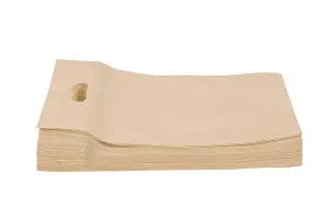 Agrashri Enterprises D Cut Cloth Carry Bags Set ( Pack of 50 , Ivory )