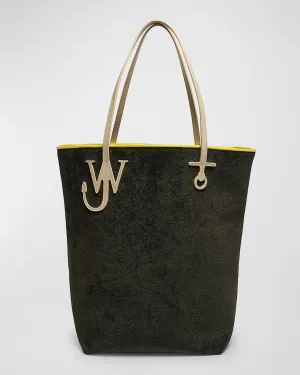 Anchor North-South Leather Tote Bag