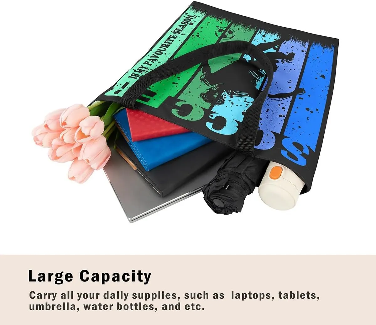 Basketball Canvas Tote Bag Basketball Game Canvas Bag for Basketball Players