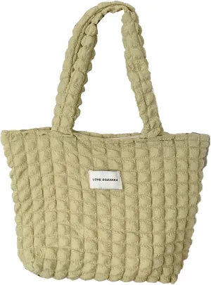 Bubble Tote Bags for Women Cloud Shoulder Bag Hobo Bag Large Hobo Bag for Women,Travle,Party,Work Black