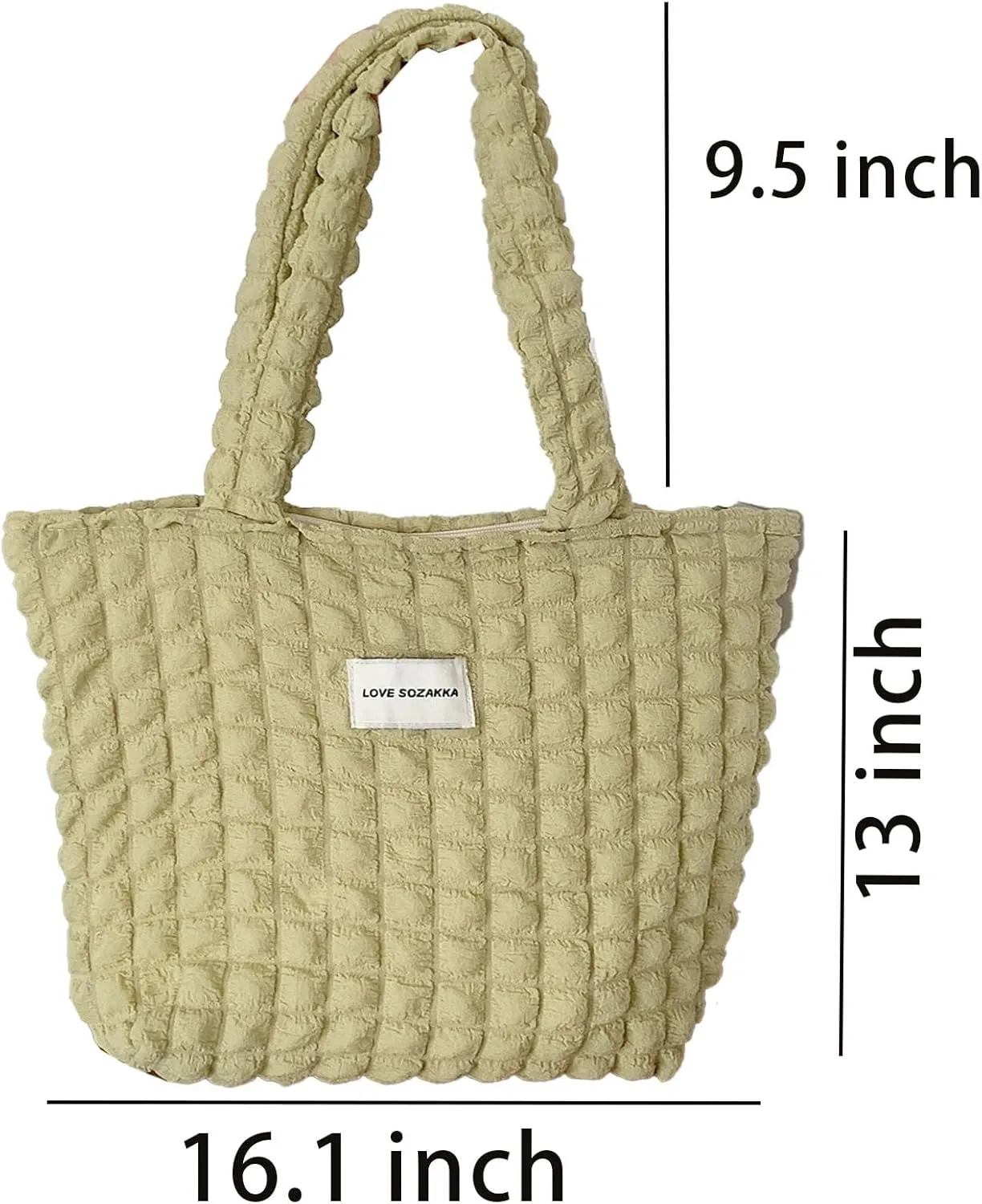 Bubble Tote Bags for Women Cloud Shoulder Bag Hobo Bag Large Hobo Bag for Women,Travle,Party,Work Black