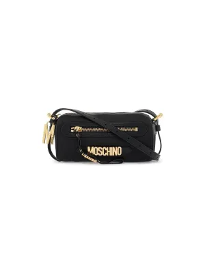 Canvas Leather Crossbody Bag