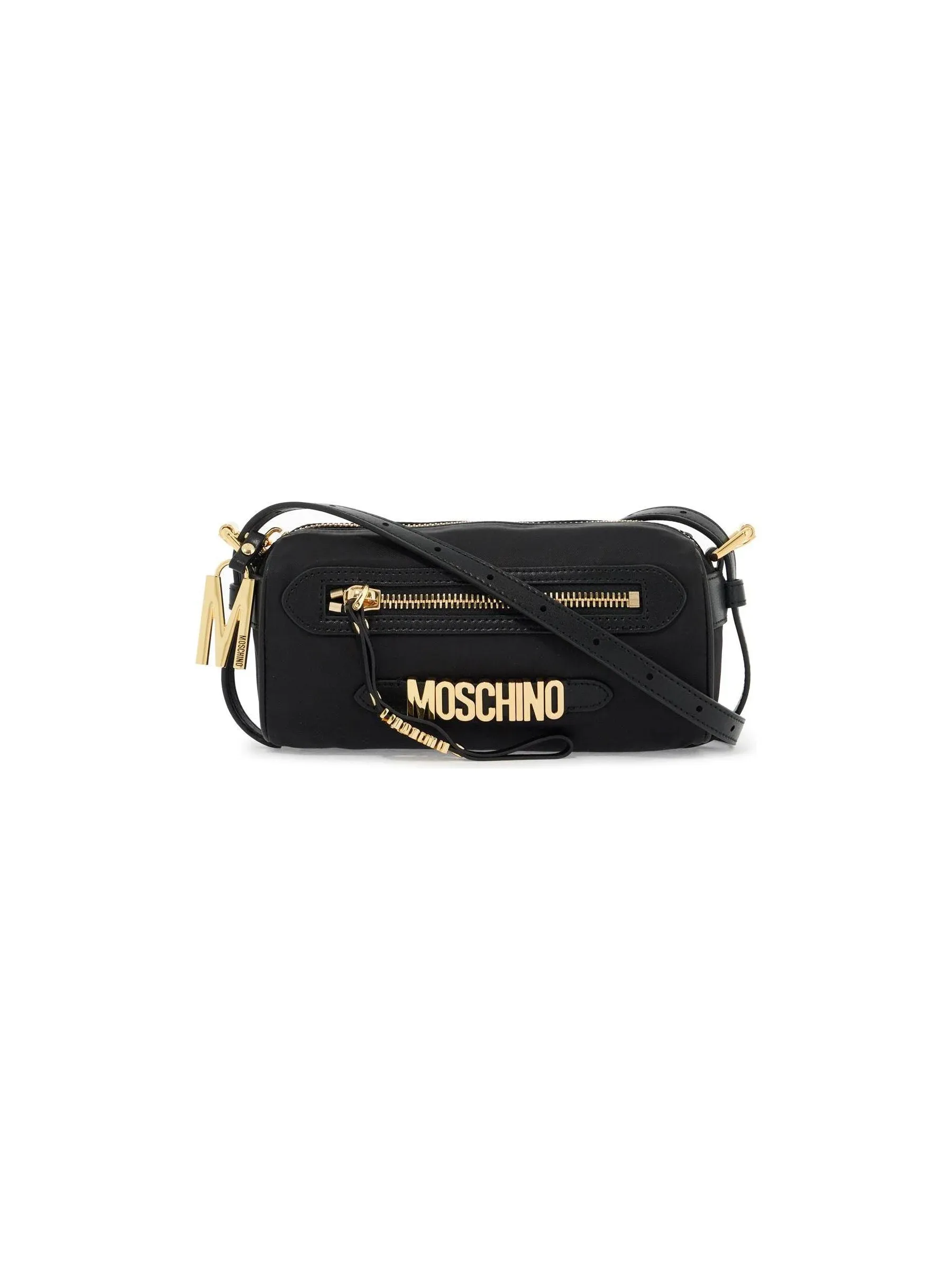 Canvas Leather Crossbody Bag