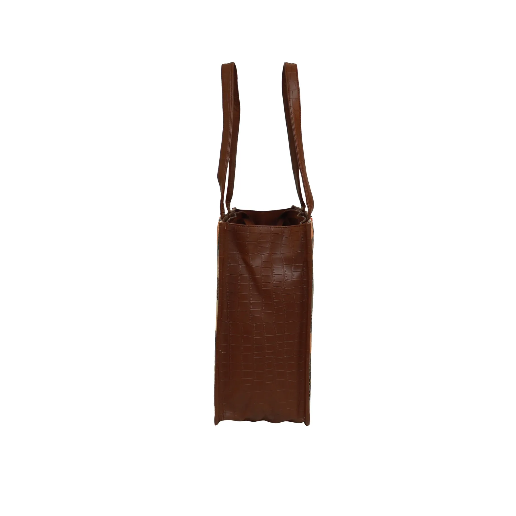 Checkered Box Tote Bag 1109