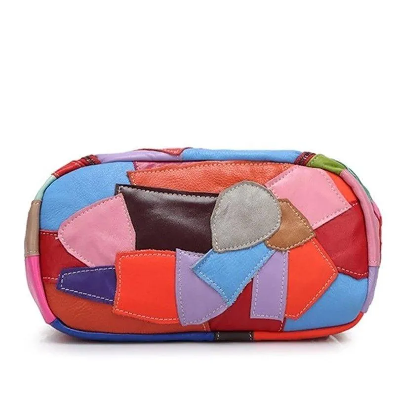 Colorful Soft Leather Backpacks for Women
