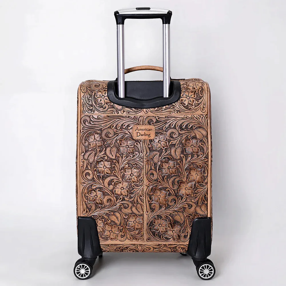Coventry Hand Tooled Leather Suitcase