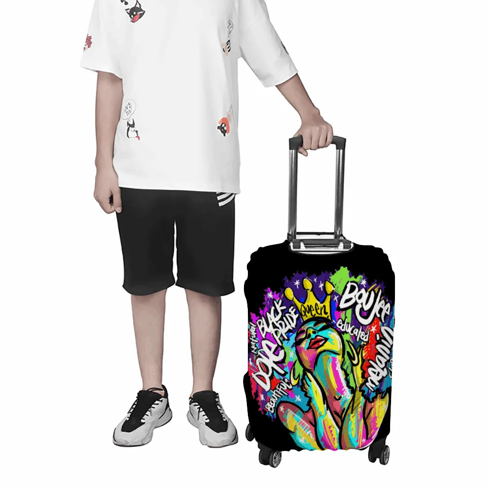 DOPE.BOUJEE.QUEEN: Anti-Scratch Luggage Cover