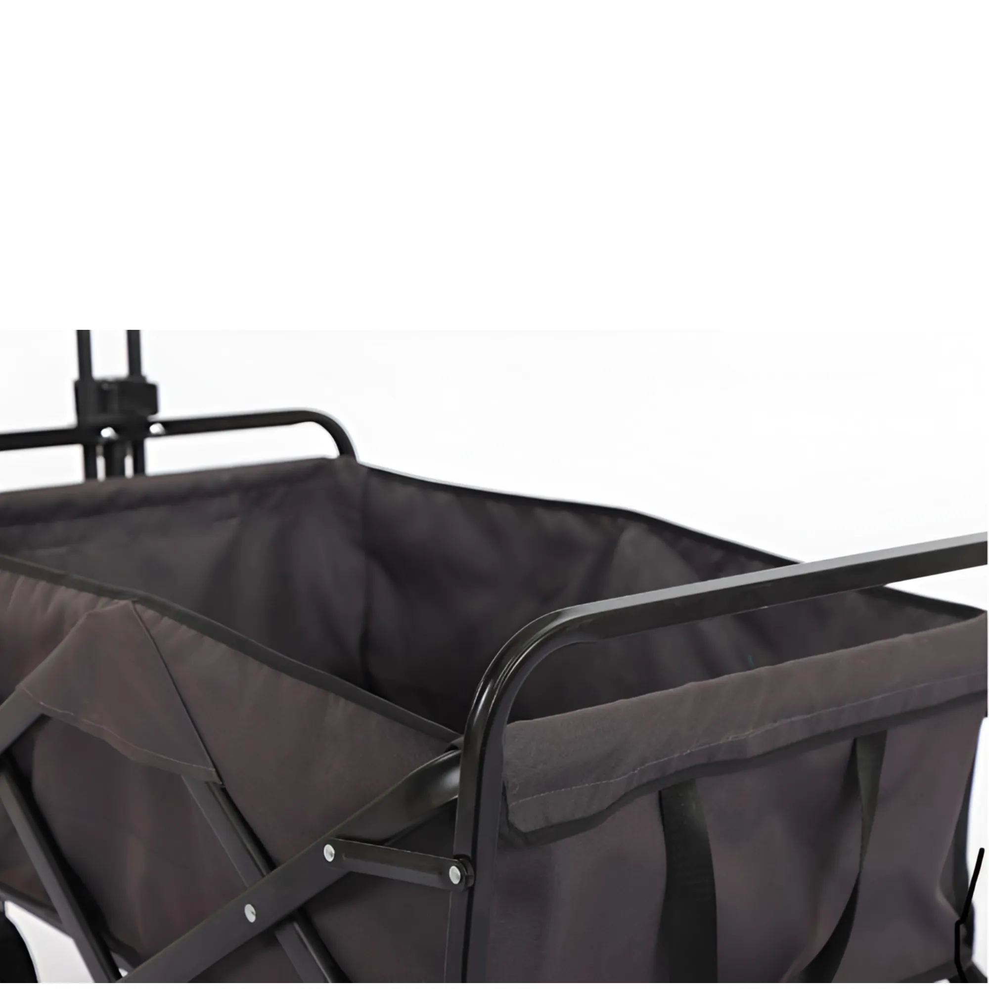 Foldable Outdoor Camping Trolley, Wagon with Adjustable Handle