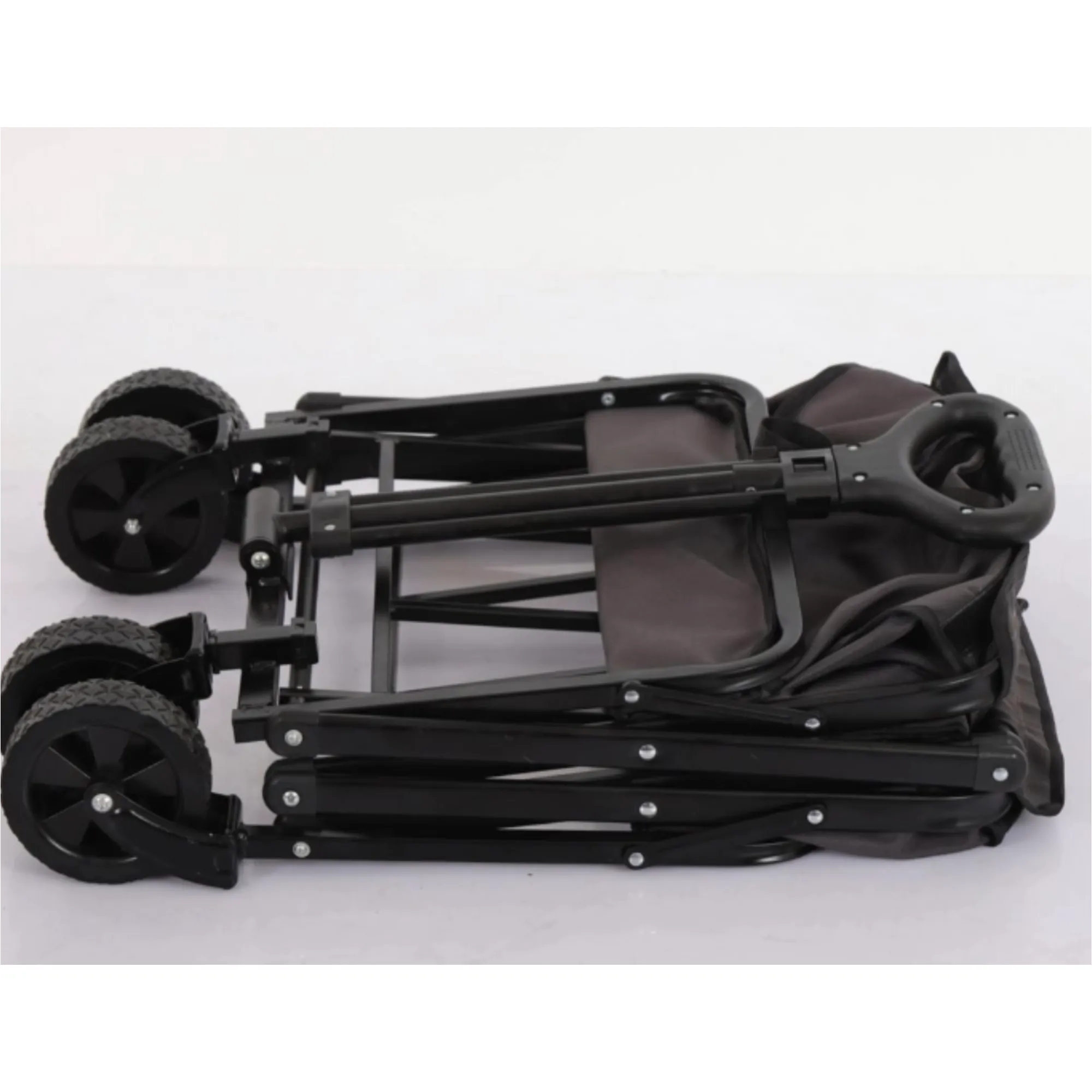Foldable Outdoor Camping Trolley, Wagon with Adjustable Handle