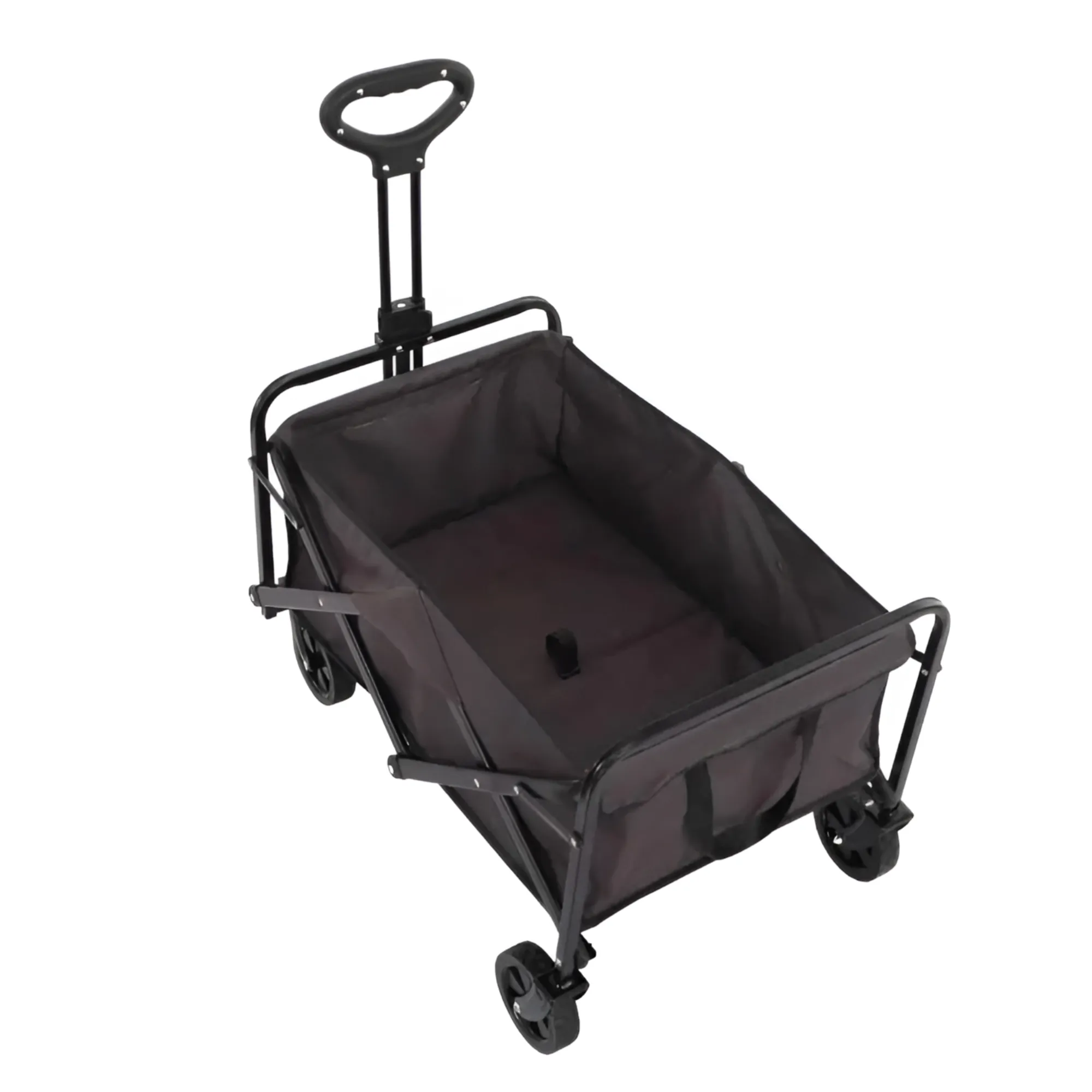 Foldable Outdoor Camping Trolley, Wagon with Adjustable Handle
