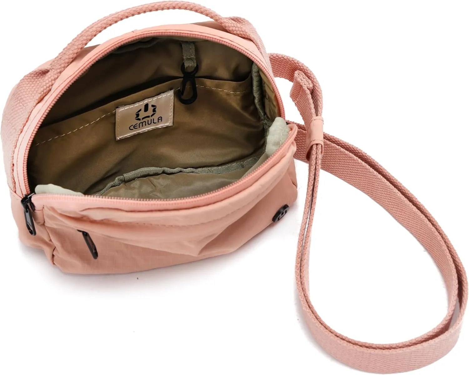 Funny Pack Belt Bag Small Crossbody Unisex for Workout Running Hiking Travel Gift Water Resistant Durable Soft Material multifunctional (Pink)