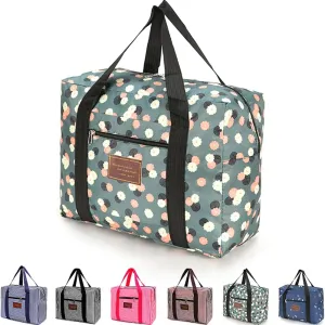 FUNSEED Travel Duffel Bags for Women and Men, 78L Large Waterproof Carry-on Luggage Bag (Green, Middle 41L)