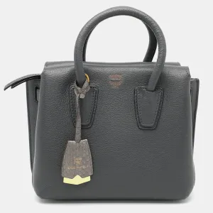 Grey Leather Mini Milla Park Avenue Tote