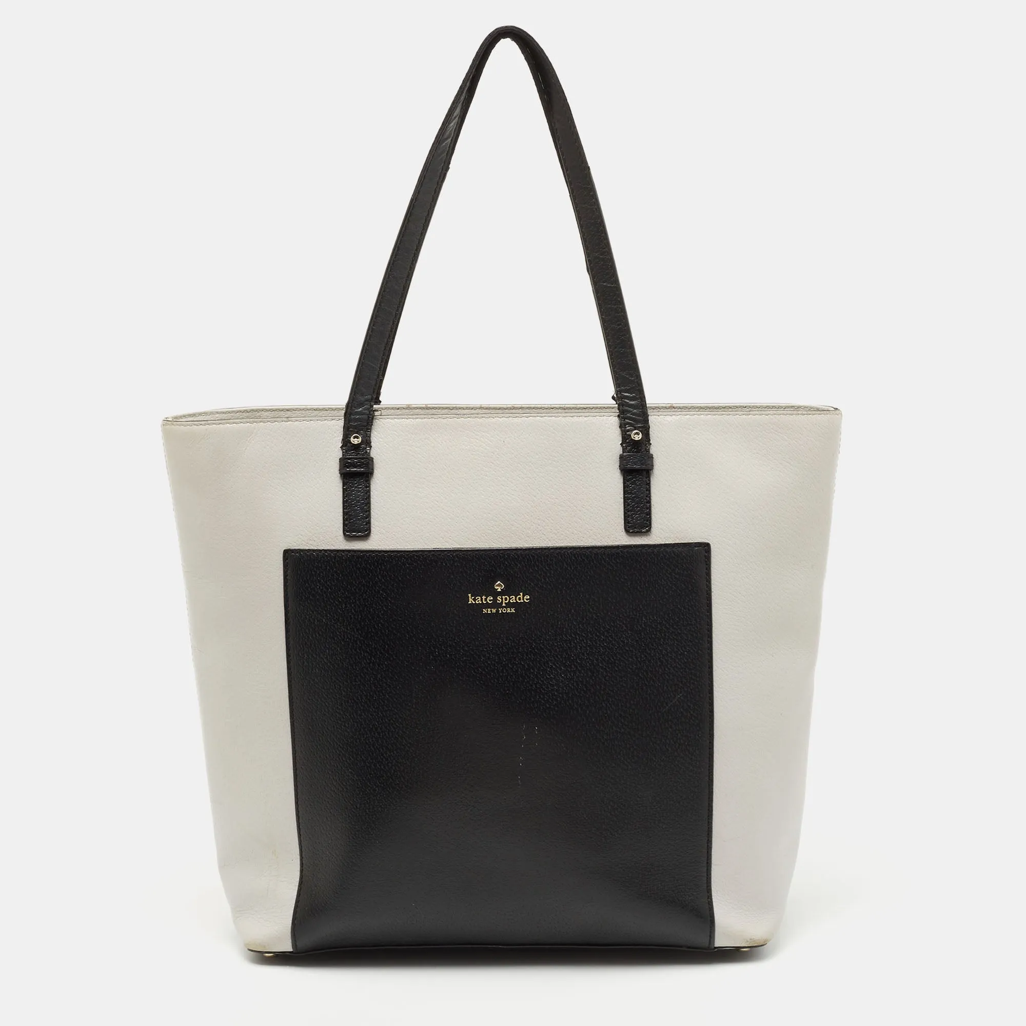 Grey/Black Leather Street Sadie Tote
