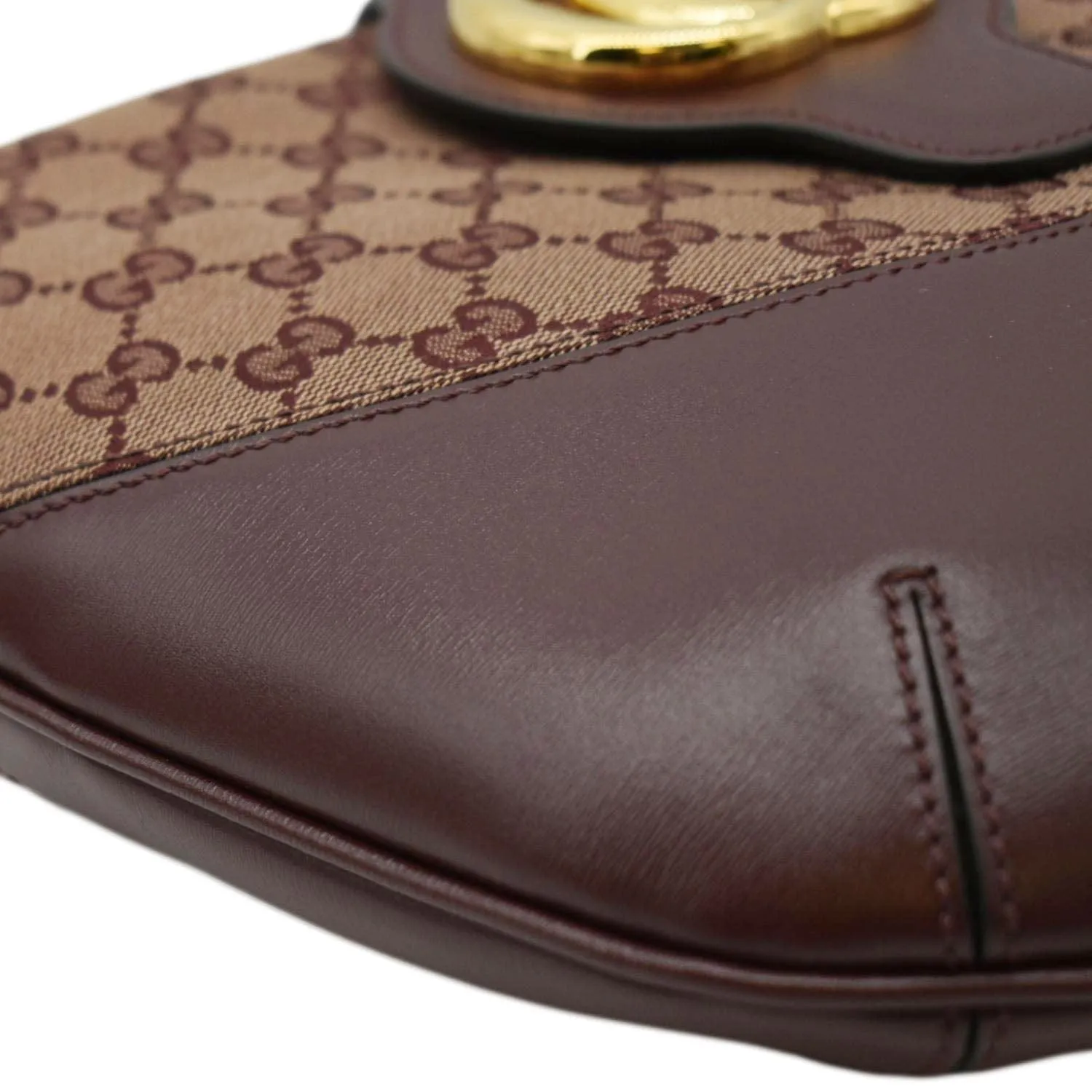 Gucci Arli Medium Canvas Crossbody Bag Brown 568857
