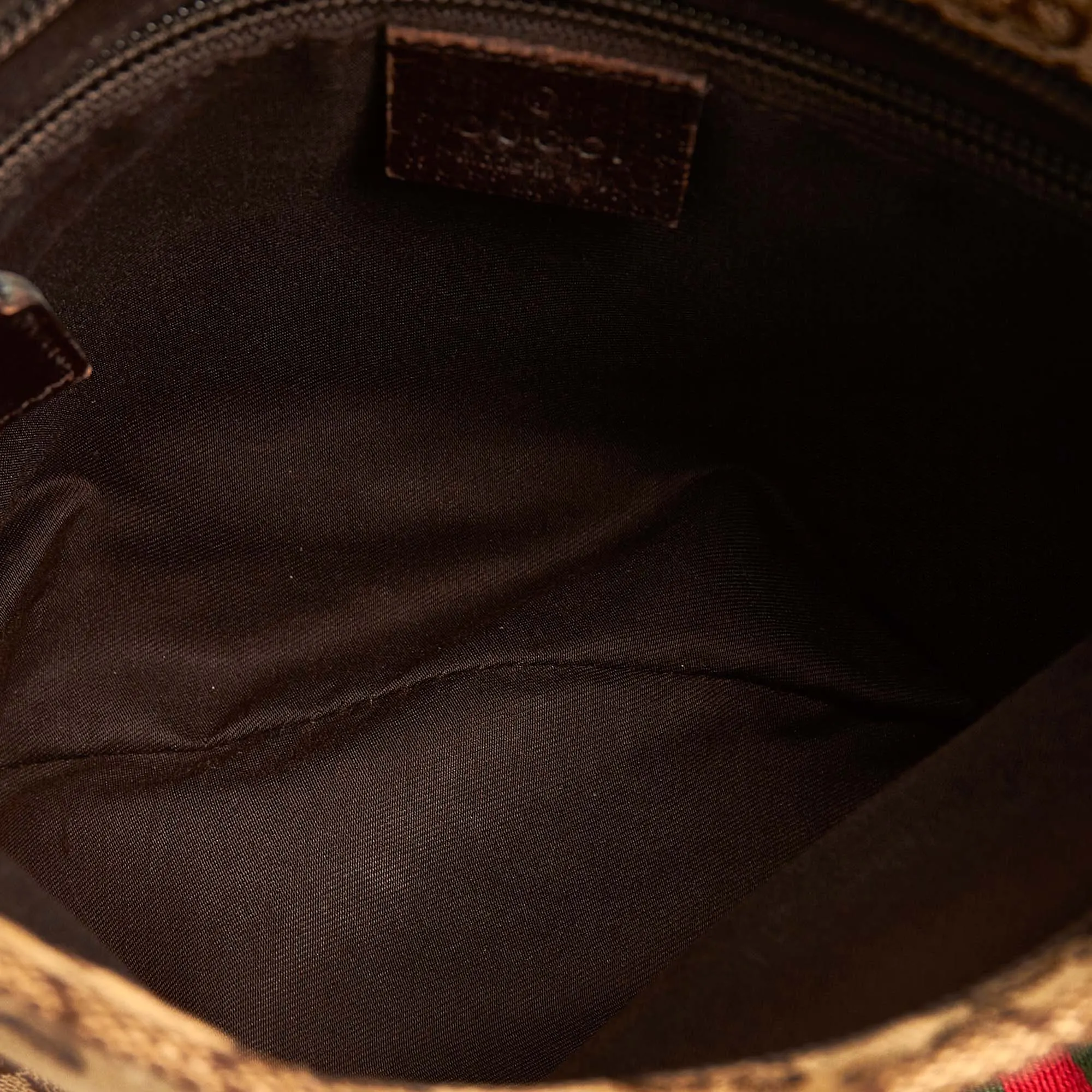 Gucci GG Canvas Web Crossbody Bag Brown