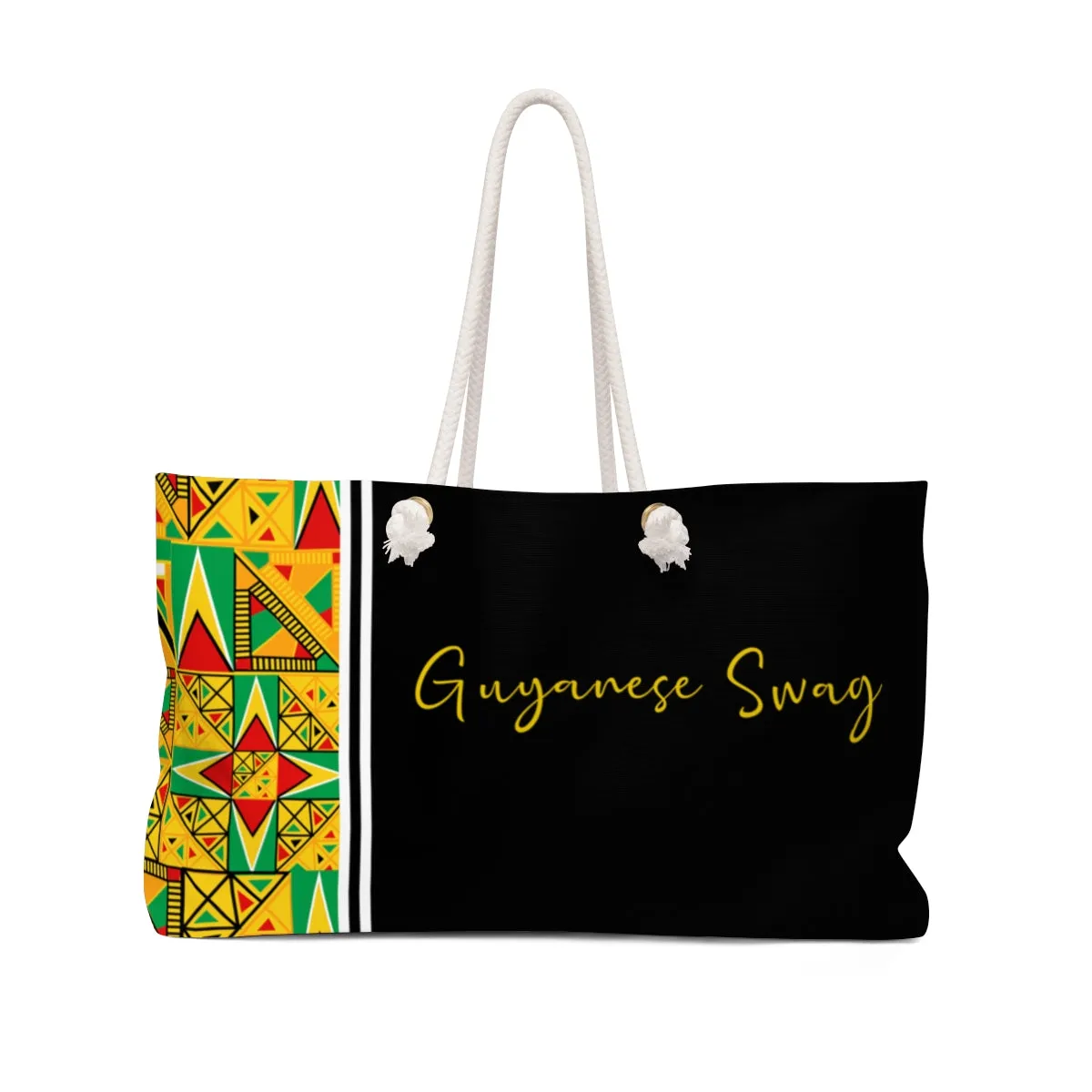 Guyanese Swag Guyana Tribal Print Weekender Bag