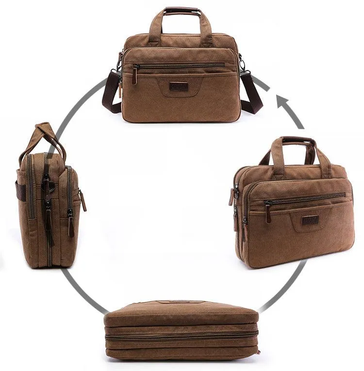 Hybrid Canvas Solid Mini Outdoor Crossbody Bag-Grey