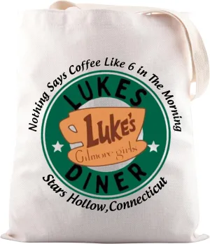 JNIAP Luke's Diner Tote Bag - Stars Hollows Fan Gift