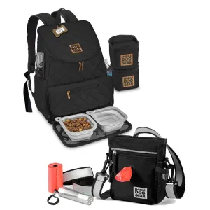 MCHPI Store Bundle: ODG Day/Night Walking Bag (Black) and ODG Weekender Backpack TM (Black)