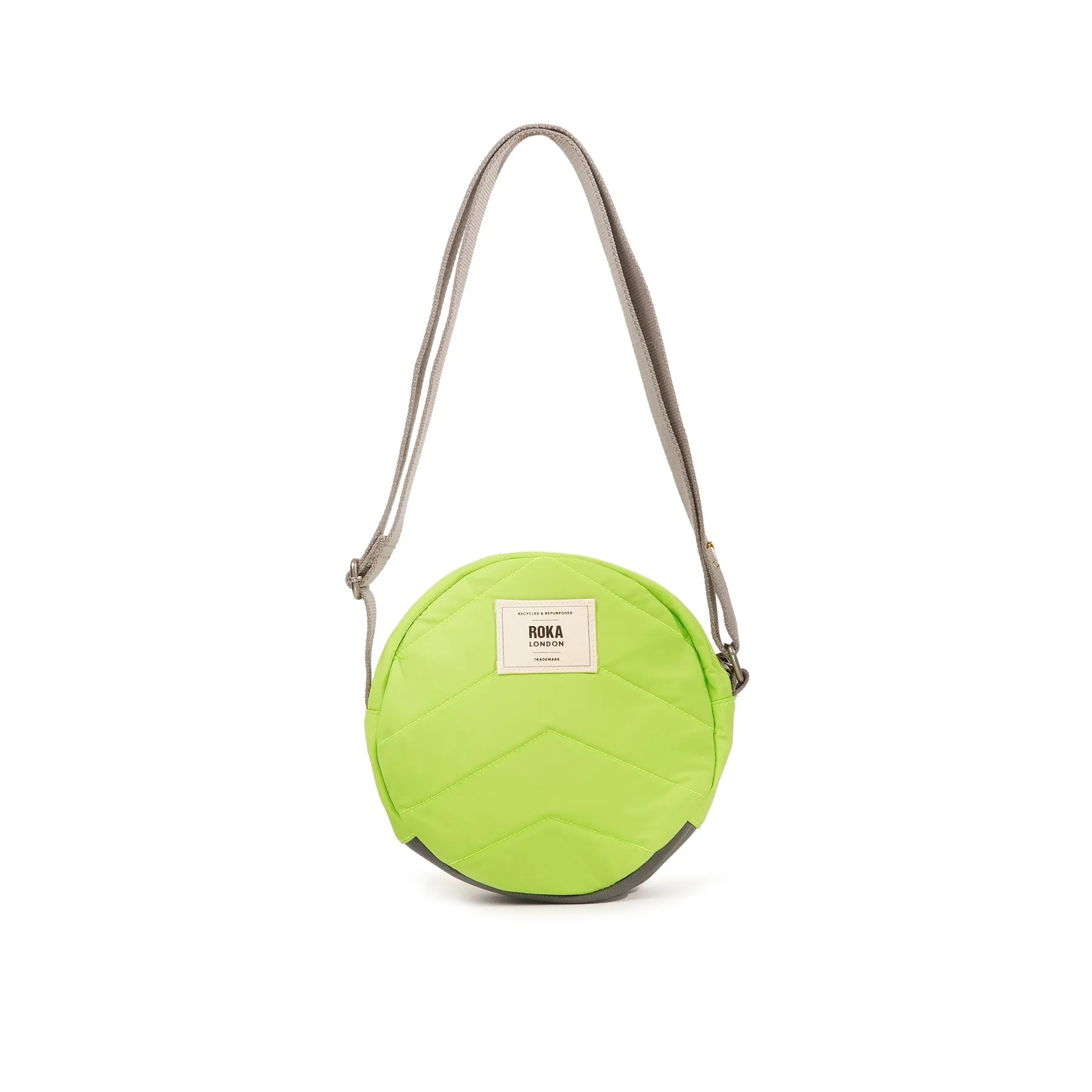 ROKA Paddington B Lime Small Recycled Nylon Bag