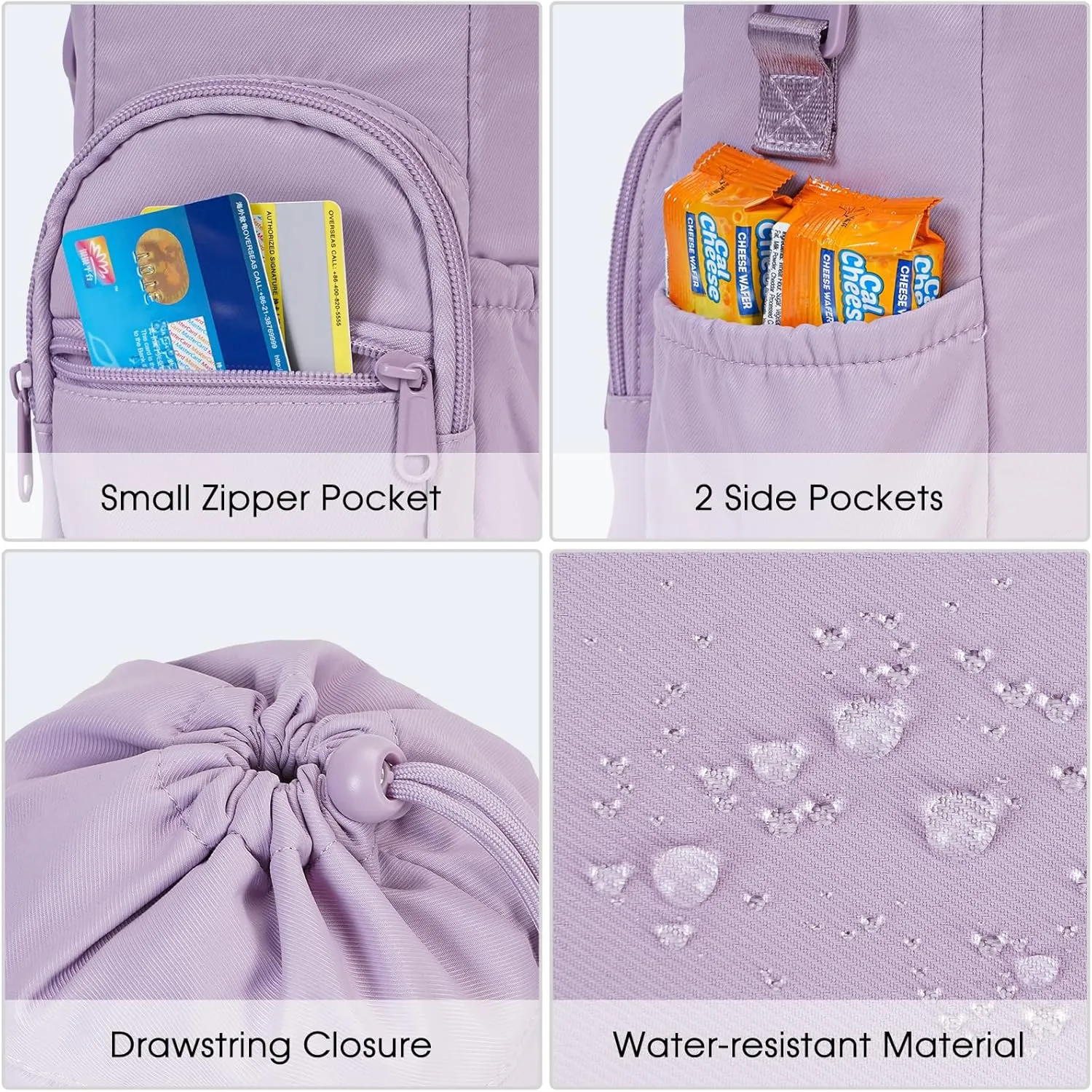 sportsnew Water Bottle Holder with Strap 32oz 40oz Insulated Water Bottle Carrier Sling Bag with Phone Pocket Crossbody