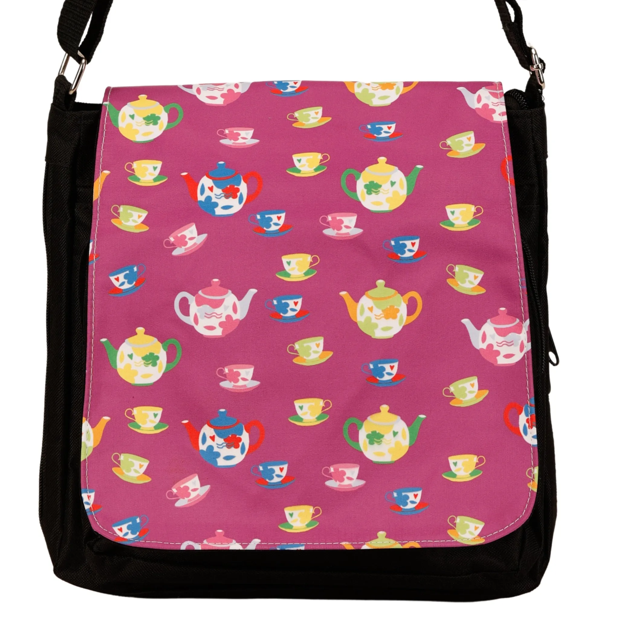 Tea Party Messenger/Satchel/Crossbody Bag