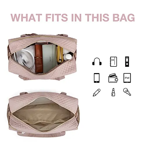 Travel Duffel bag, Weekender Overnight Bag for Women
