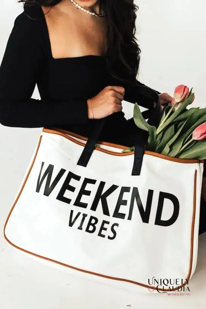 Weekend Vibes Getaway Tote Bag