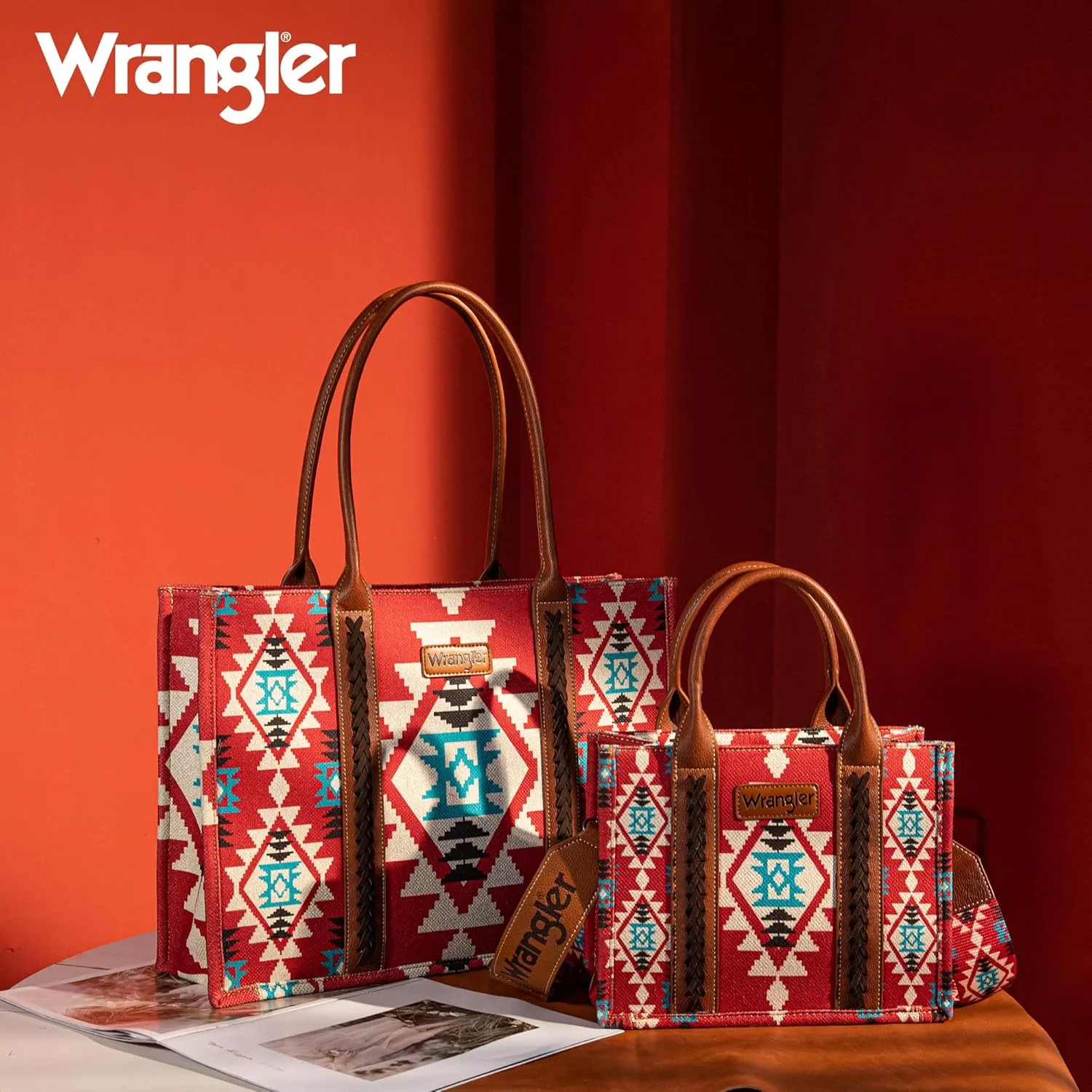 Wrangler Women's Aztec Tote Bag