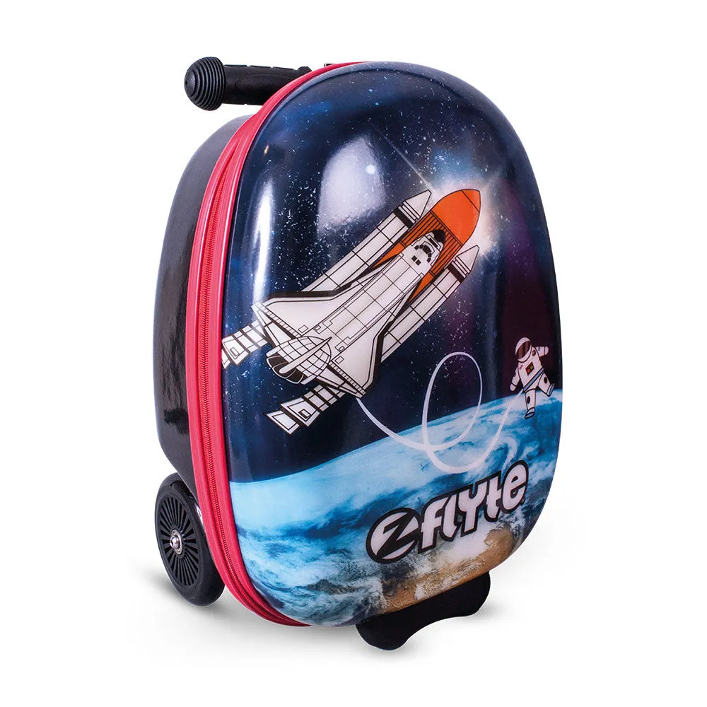 Zinc Flyte Stephen the Spaceman Scooter Suitcase - Children's Luggage