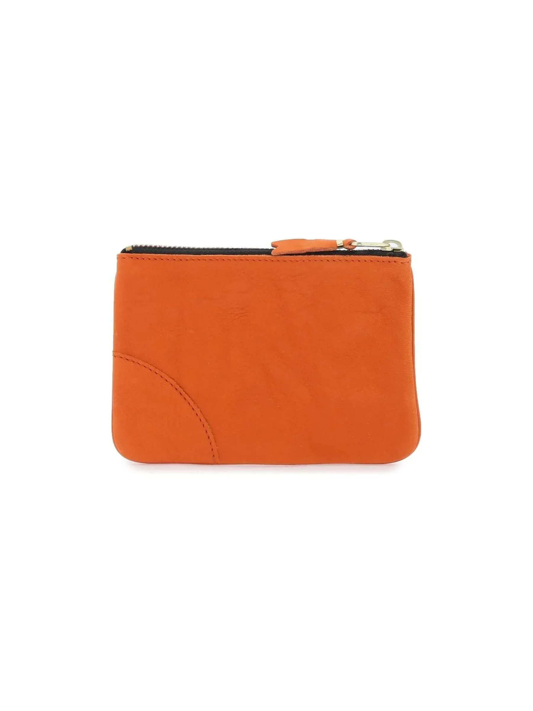 Zippered Leather Coin Wallet
