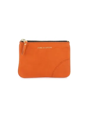 Zippered Leather Coin Wallet